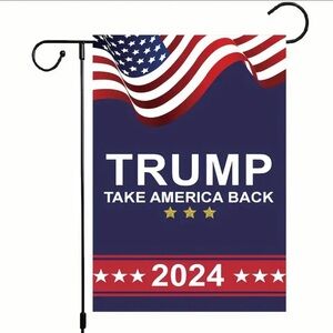Trump Patriotic Yard Flag